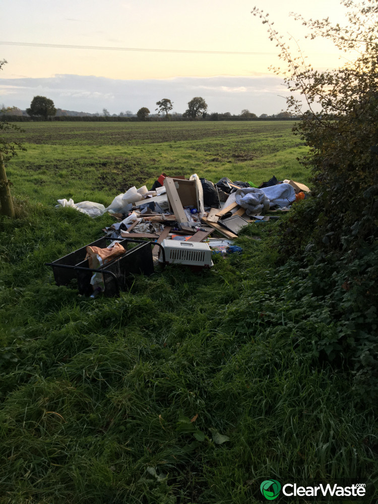 Flytipping in Long Lane, Stafford ClearWaste