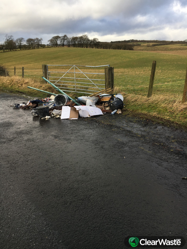 Flytipping in Boxton Road, Falkirk ClearWaste