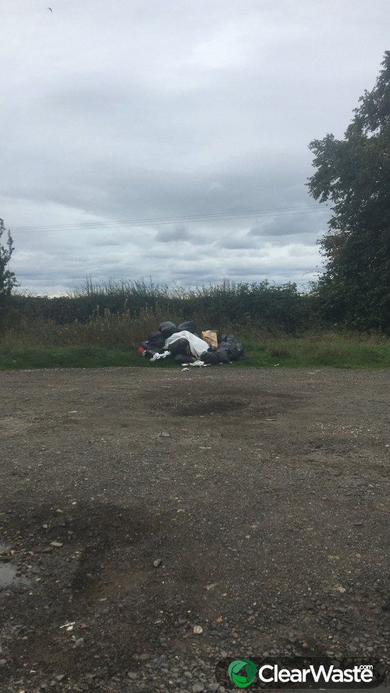 Flytipping in Unnamed Road, Newcastle upon Tyne ClearWaste