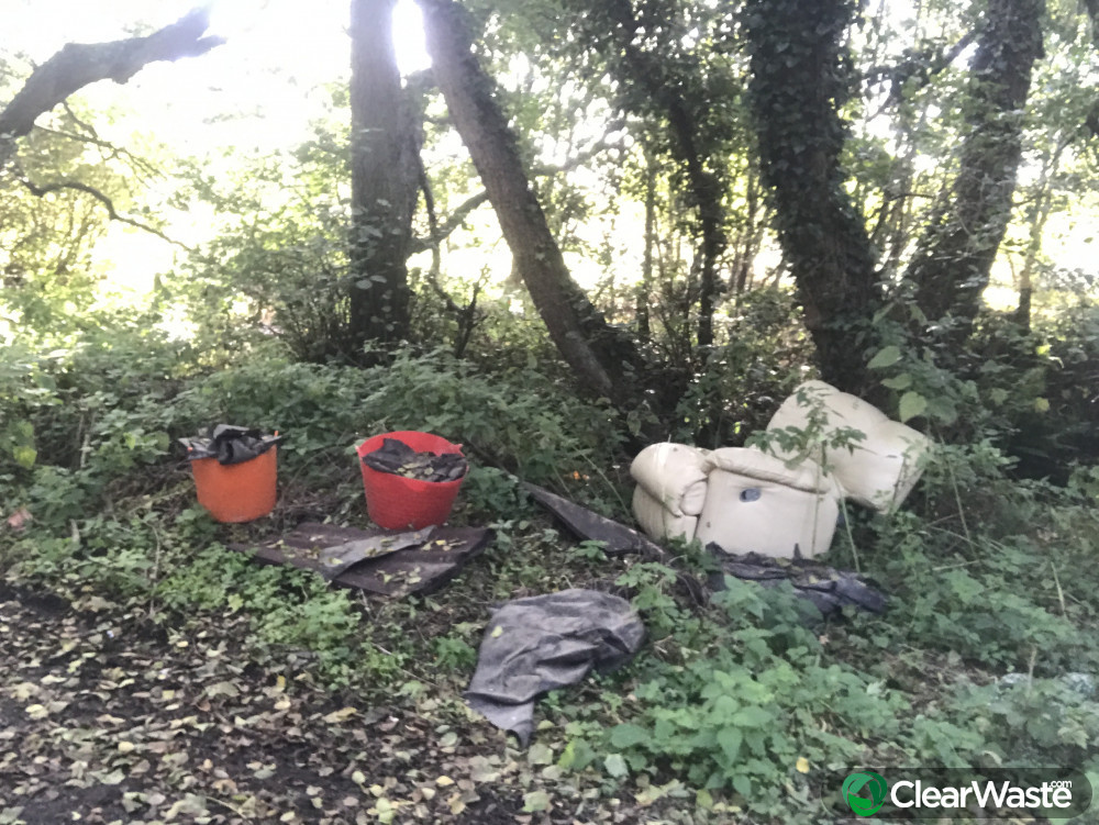 Flytipping in Blackwall Road, Ashford ClearWaste