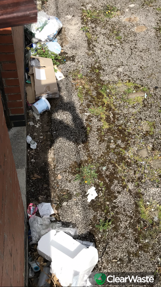 Flytipping in Mosley Street, Blackburn ClearWaste
