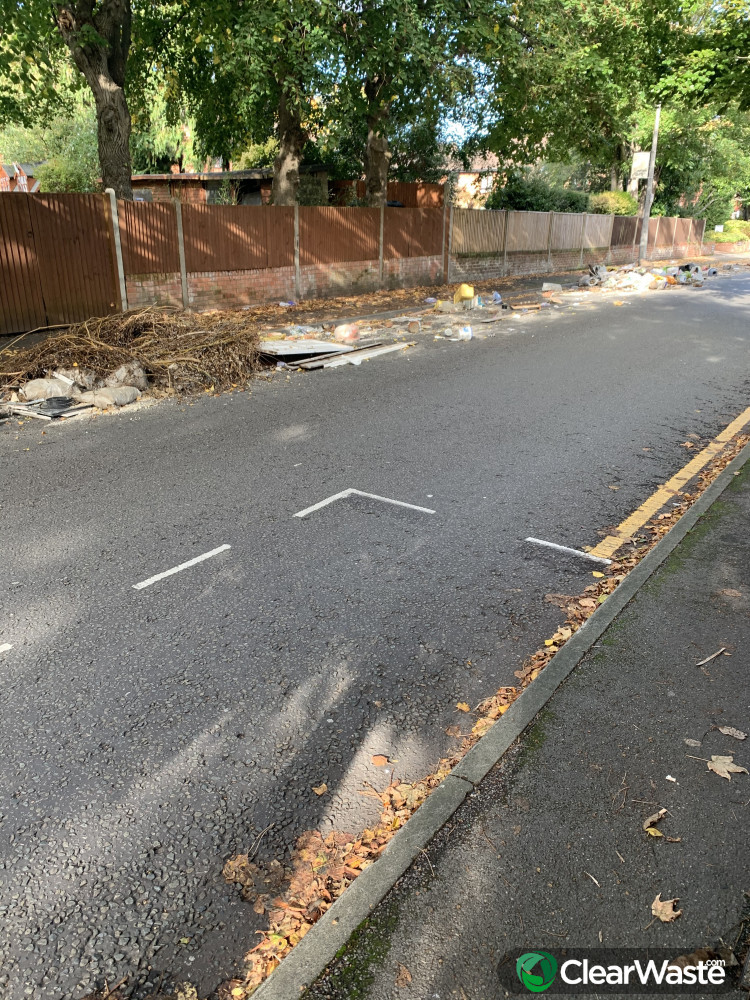 Flytipping in Cheam Road, Sutton ClearWaste